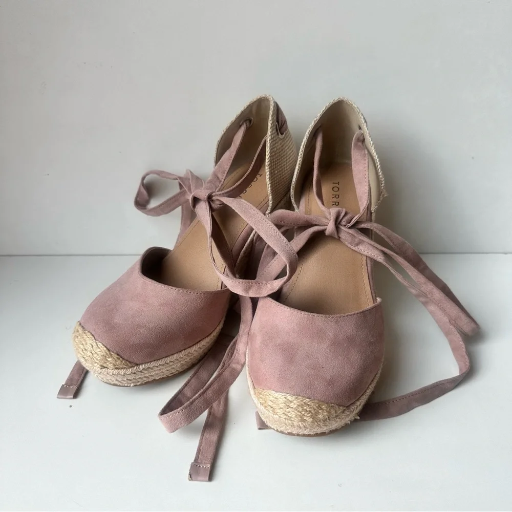 Torrid Women’s Dusty Rose Pink Espadrille Almond Toe Size:8 - Picture 12 of 12